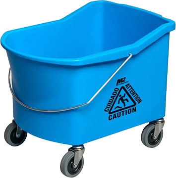 Mop Bucket With 3in Castors - Blue 26 qt