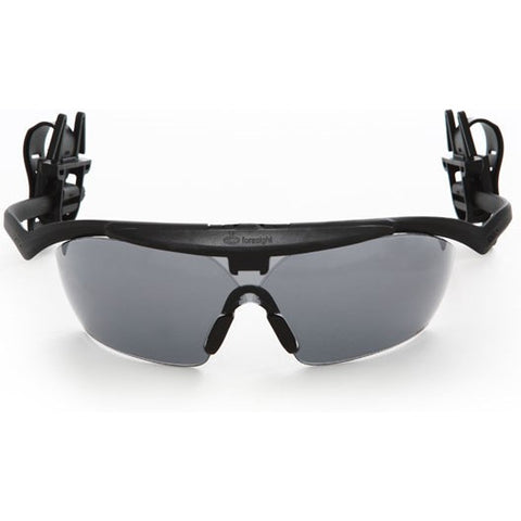 Hard Hat Mounted Safety Glasses Anti-Fog-Smoked