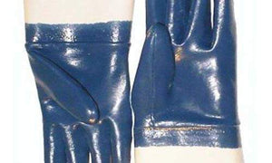 Blue Hycron Glove/Safety Cuff Men's X-Large