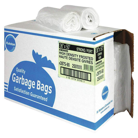 22"x24" Garbage Bags 6mic HD Reg Frosted 20rolls of 50bags (1000/cs)