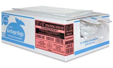 42"x48" X-Strong Transparent Garbage Bags 75/Case