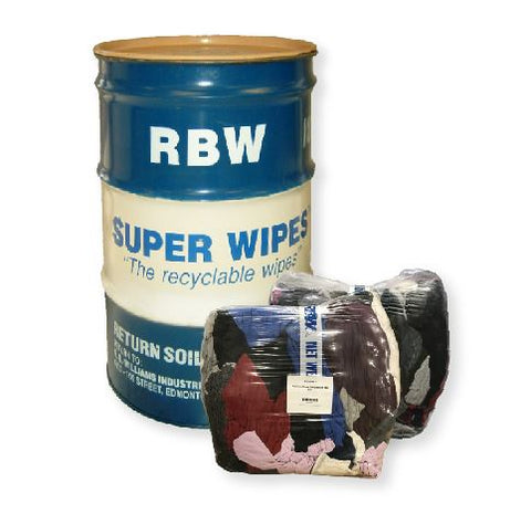 Superwipe Compressed Rag Bale 40 lb Drum