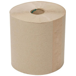 8" Kraft Paper Roll Towel -Esteem 800'roll 6/case