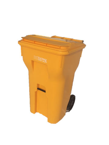 Wheeled Yellow Spill Kit Container 60 Gal