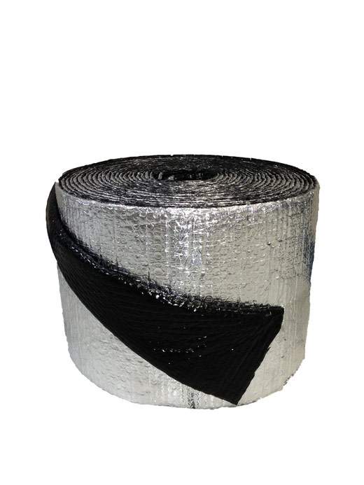 Double Bubble Ayr-Foil/Black 24"X100'