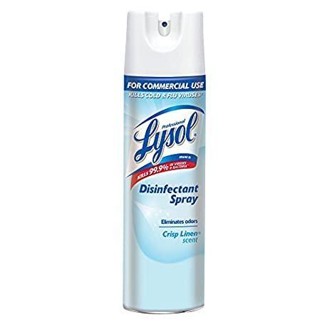 Lysol Disinfectant Aerosol Spray - Crisp Linen 539gram 12/cs