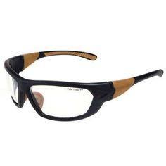 Carhartt Carbondale Clear Lens Safety Glasses Black/Tan