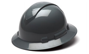 Ridgeline Full Brim Hard Hat 4Pt Ratchet Susp Slate Gray