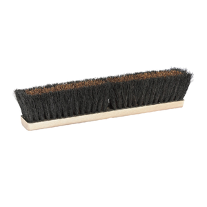 Horsehair Bassine Fill Push Broom 24"