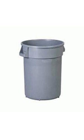 Grey Plastic Garbage Can 20 gal