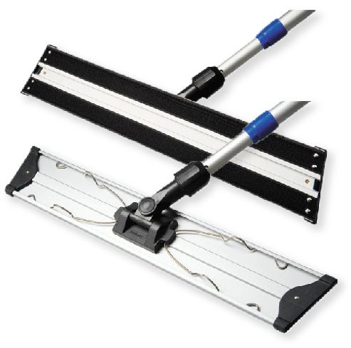 Microfiber Velcro Flat Mop Frame 18"