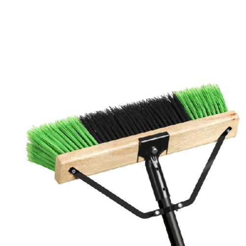 Ryno Multi Surface Push Broom c/w Handle/Brace 18"