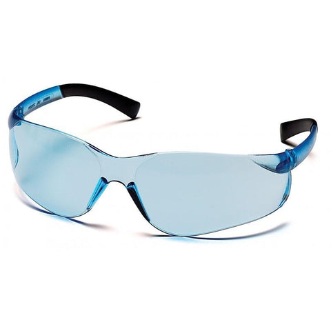 Ztek® Infinity Blue Lens Safety Glasses Blue Frame