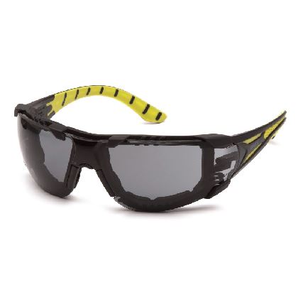 Endevour Plus Gray H2MAX Anti-Fog Safety Glasses Black/Green