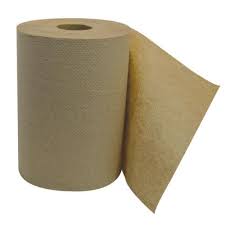 7.9" Kraft Paper Roll Towel 800' roll 6/case