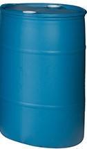 Empty Blue Tight Head Poly Drum 30 Gal